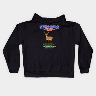 Weekend Forcast Deer Hunting And Chance Of Drinking Funny Hunters Novelty Gift Kids Hoodie